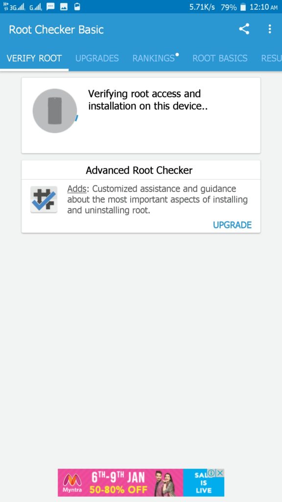 Root Checker Verifying Root Status