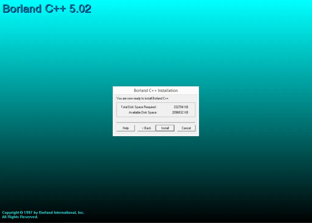 Borland Turbo C++ Ready To Install