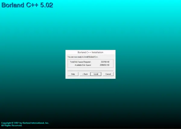 Download Borland Turbo C++ for Windows