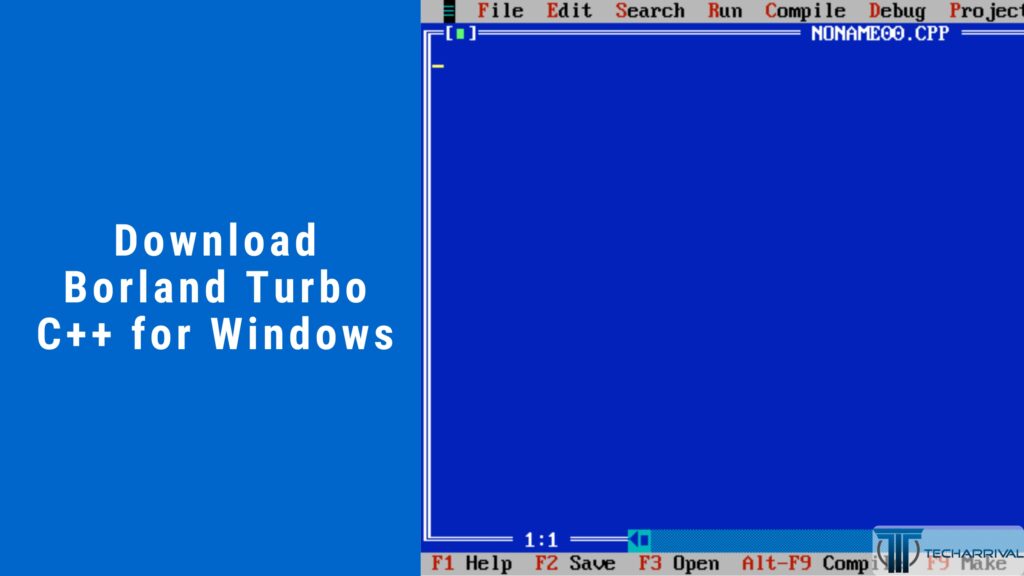 Download Borland Turbo C++ for Windows