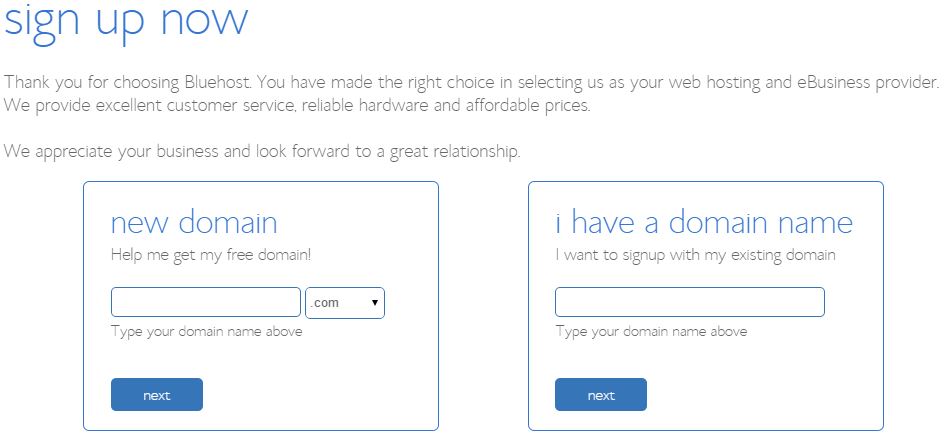 Choose Domain