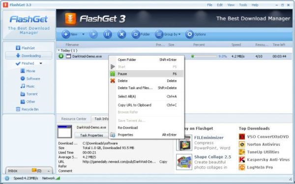 download flashget manager