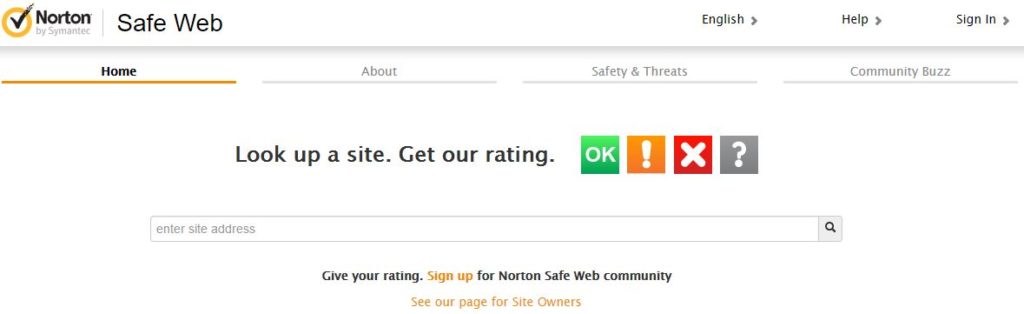 Norton Safeweb