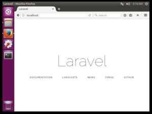 Laravel App Homepage