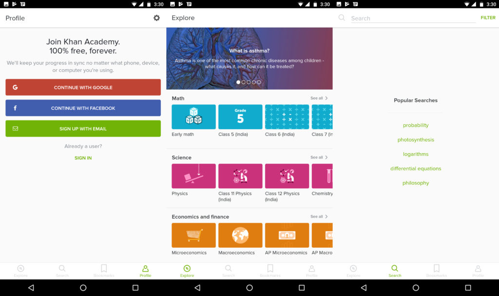 Khan Academy Android App