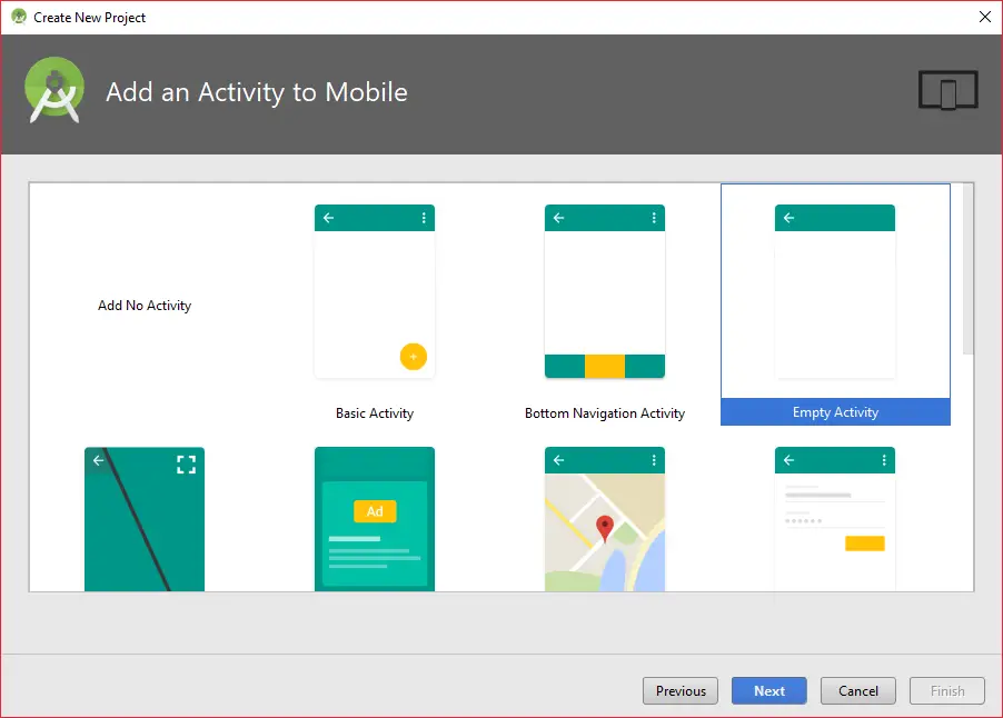 Add Activity Android Project