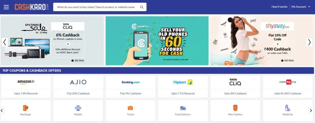 Cashkaro Review Earn Cashback While Shopping Your Favorite Stuff