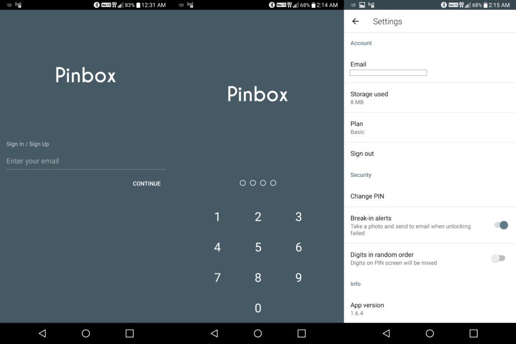 Pinbox App