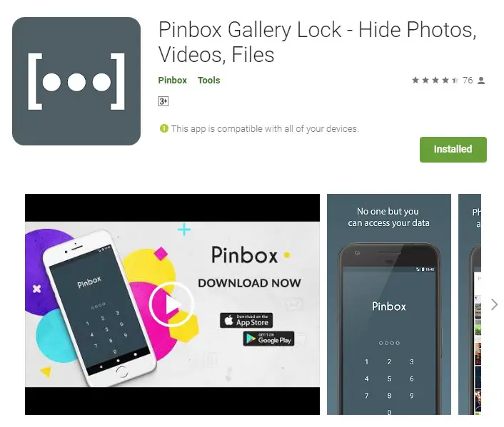 Pinbox Play Store