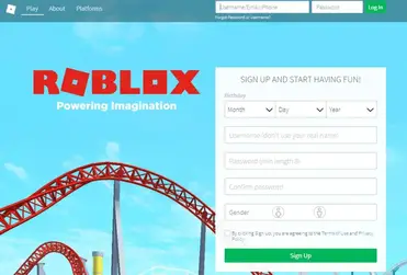 Roblox Home Page 2013