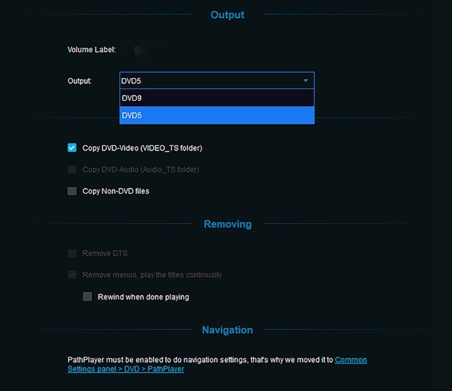 Dvdfab Dvd Copy Output Selection