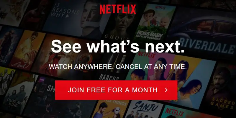 programs shown by netflix