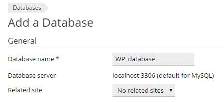 Add Database