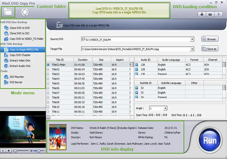 Winx Dvd Copy Pro Dvd Info