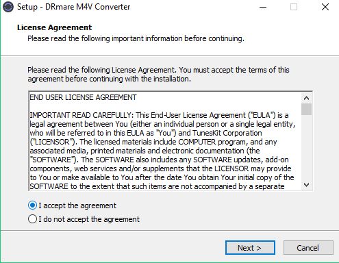 drmare m4v converter transfer license