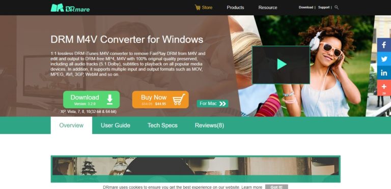free download drmare m4v converter 3.0.0 key