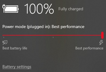 Windows Power Settings