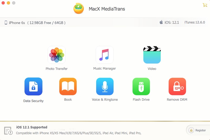 Macx Mediatrans Interface