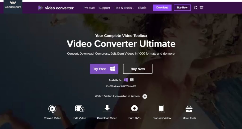 is wondershare video converter free