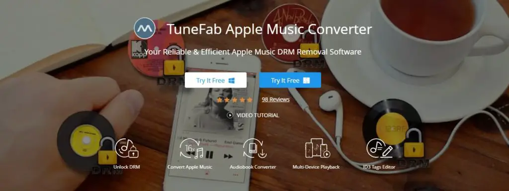 Tunefab Apple Music Converter Homepage