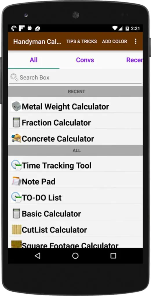 Handyman Calculator