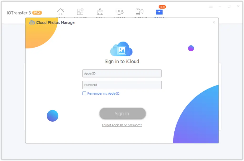 Iotransfer - Icloud Photos Manager