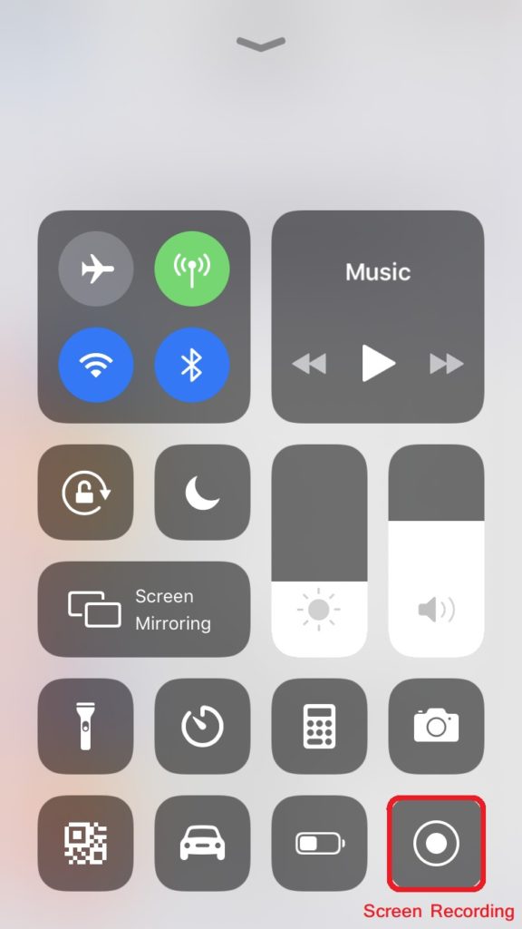 Iphone Control Center