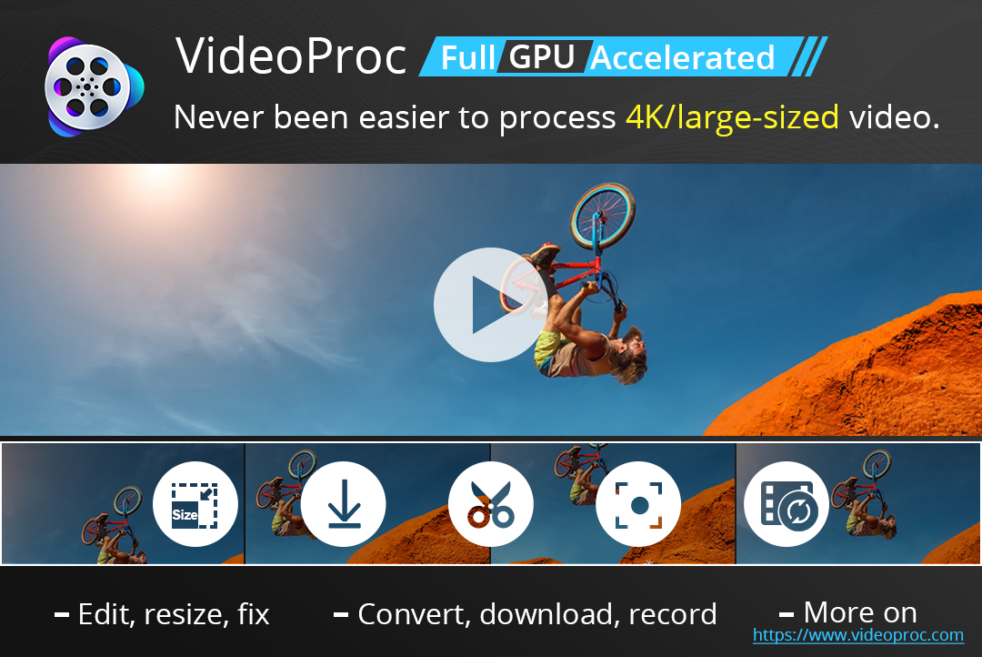 videoproc expand video
