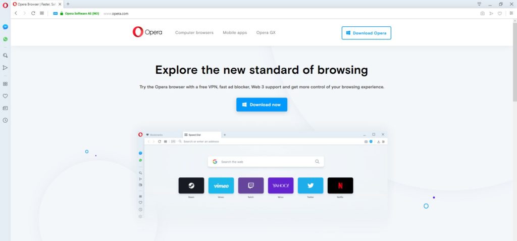 opera vpn for windows 10 chrome browser