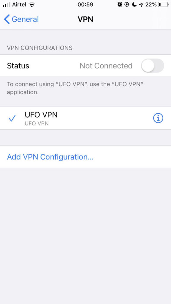 Iphone Vpn Settings