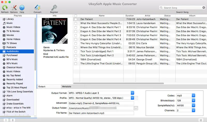Ukeysoft Apple Music Converter Audiobooks