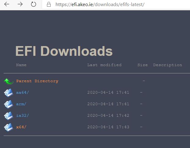 Efi Drivers Download