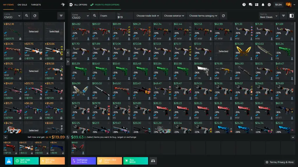 Cs.money Vs Dmarket