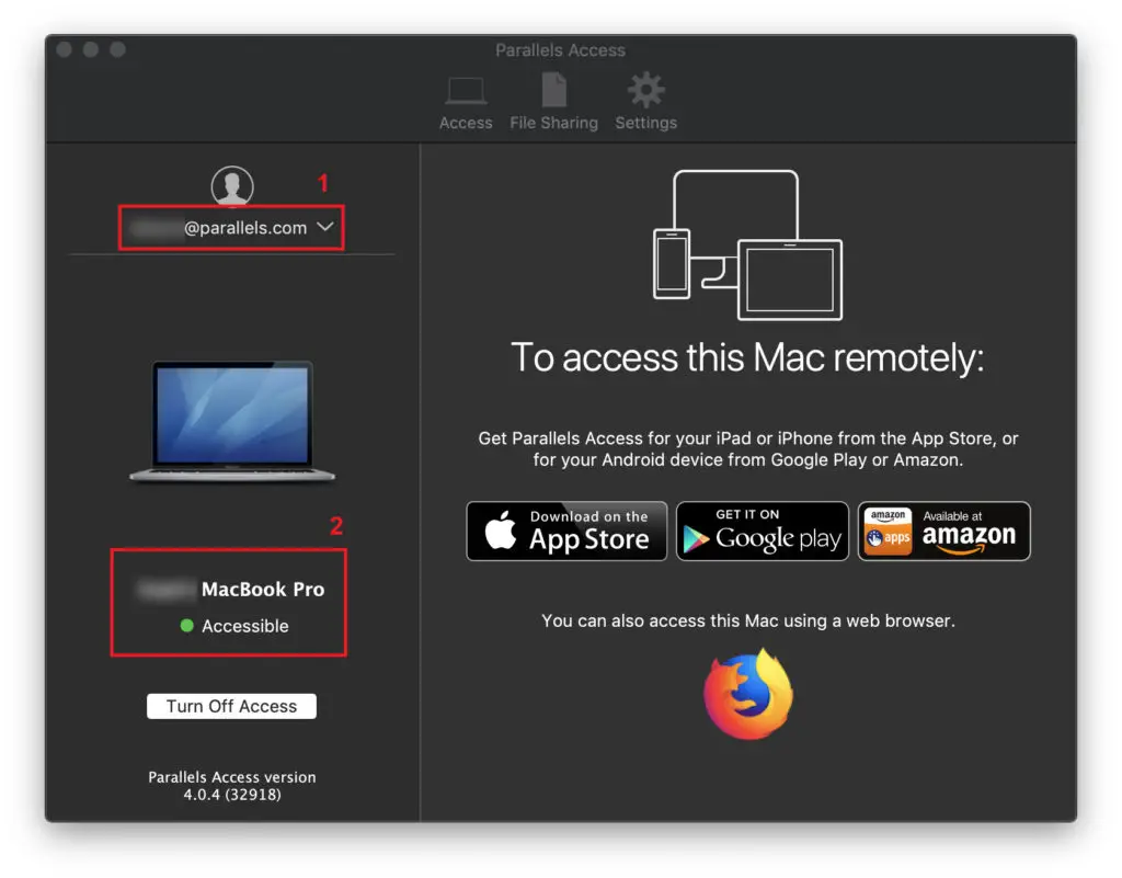 Parallels Access