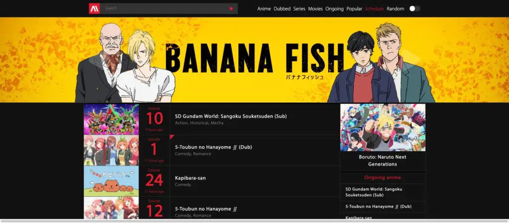 10 Best Free Anime Streaming Sites 2020  TechTipTrick  Android  Windows Ios Mac Linux and Technology Hub