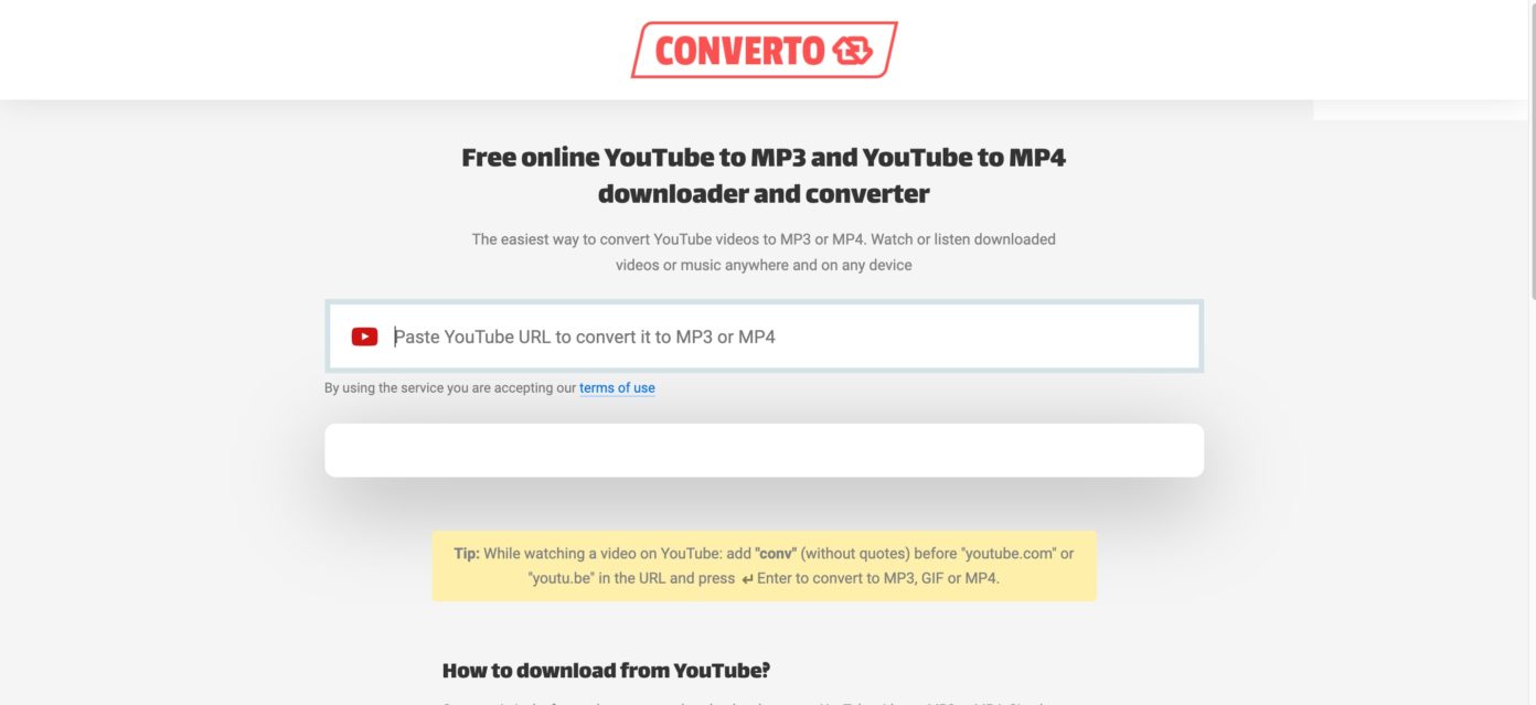download youtube mp3 converter free music