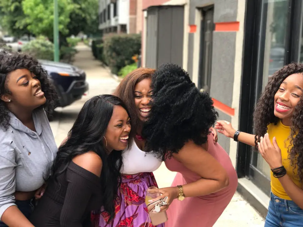 Women Laughing Friends
