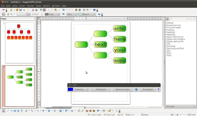 openoffice drawing to visio