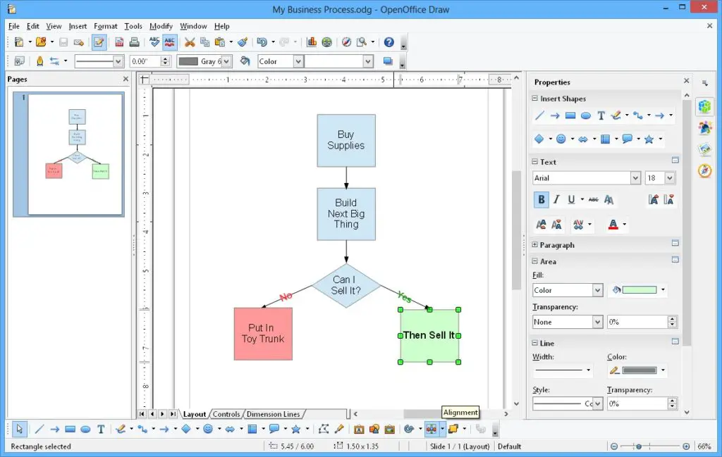 Openoffice Draw