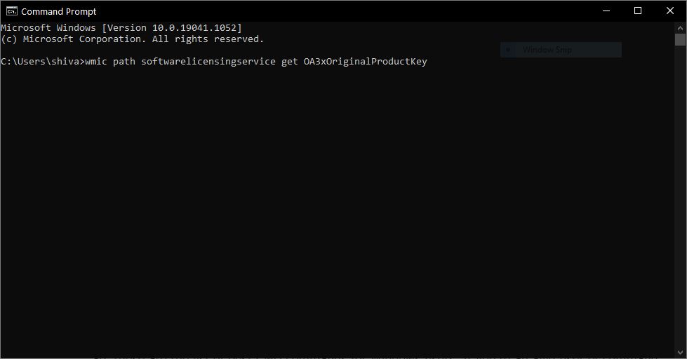 Find Windows Licence Cmd Command