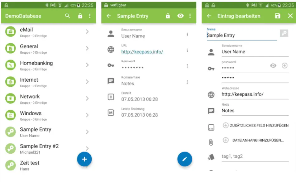 Keepass2Android Password Safe