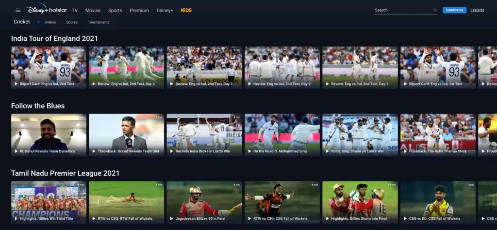 Hotstar Cricket