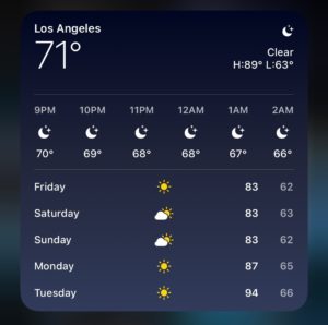 Apple Weather Widget