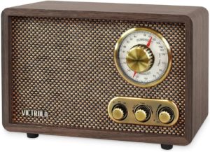 Victrola Retro Wood Bluetooth Fm:am Radio