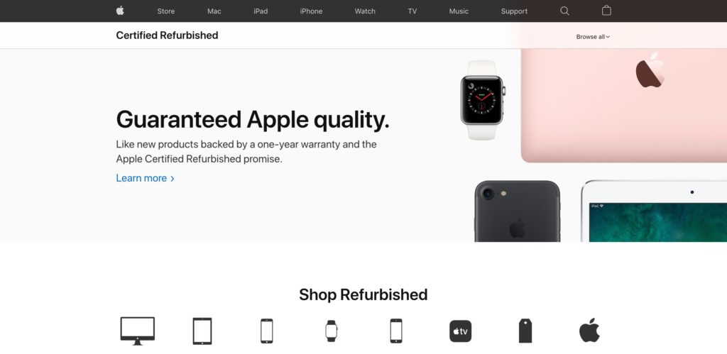 Apple Refurbished Store