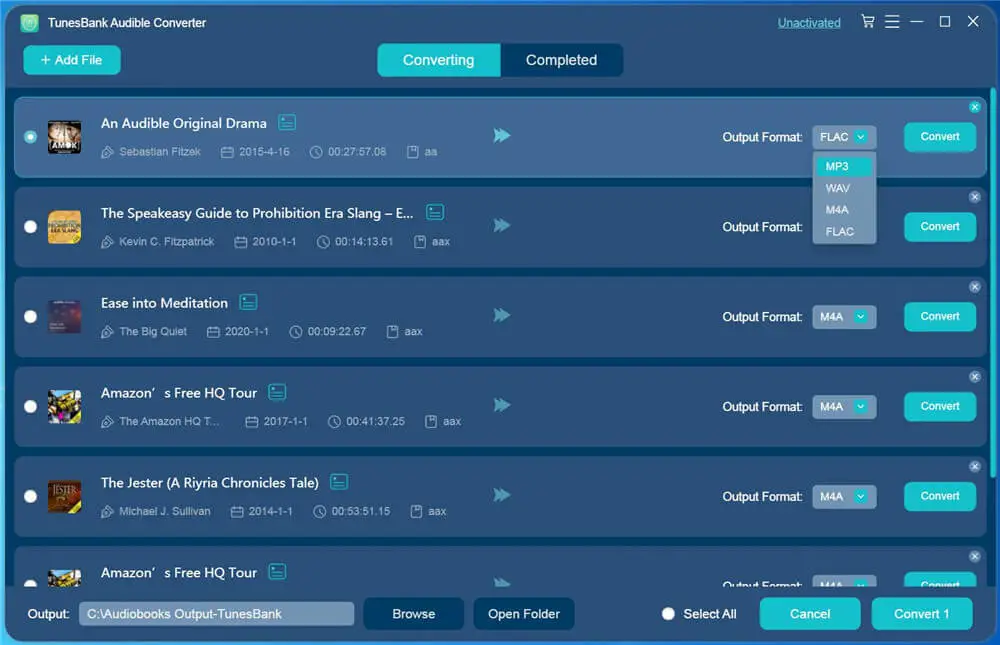 Choose Mp3 As Output Format