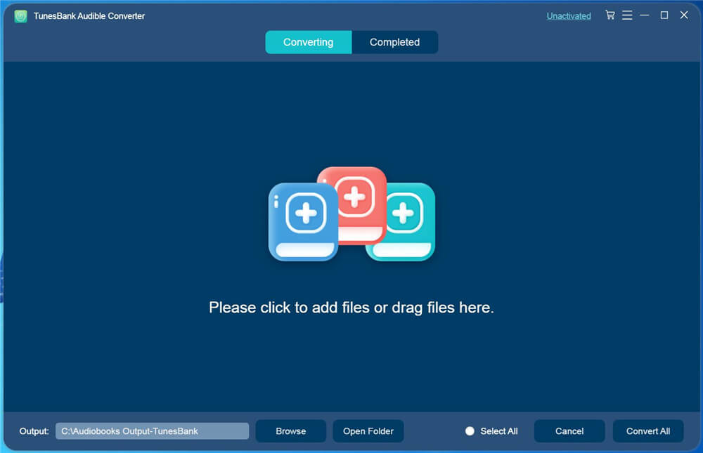 Launch Tunesbank Audible Converter