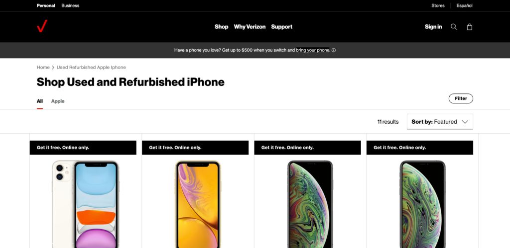 Verizon Iphone Refurbished