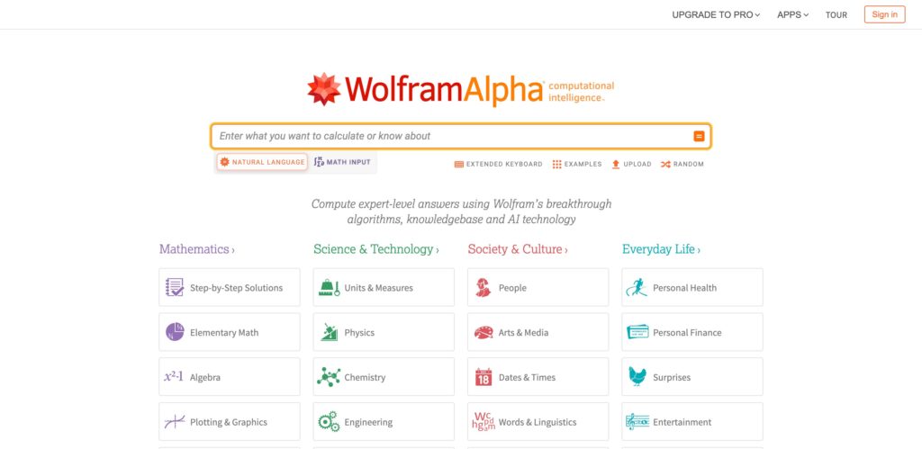 Wolframalpha