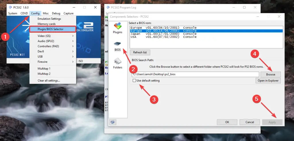 Pcsx2 Plugin And Bios Selector
